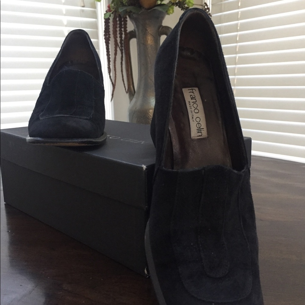 Italian heeled loafer